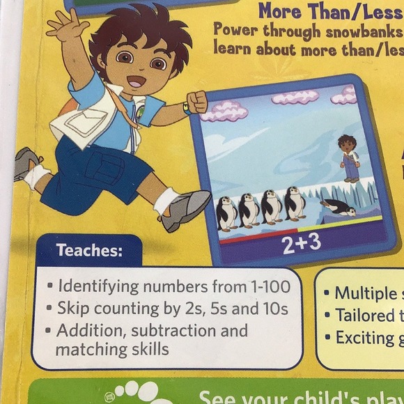 Leapster go Diego go Nick Jr Animal Rescuer Leap Frog learning Game NEW SEALED - Picture 10 of 12